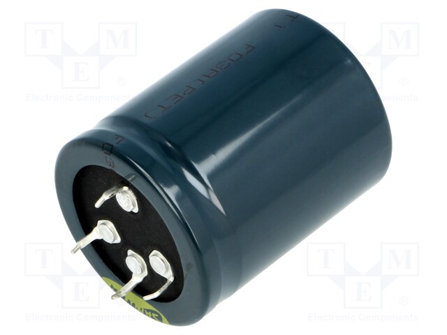 Capacitor: electrolytic; SNAP-IN; 6800uF; 100VDC; Ø40x50mm; ±20%