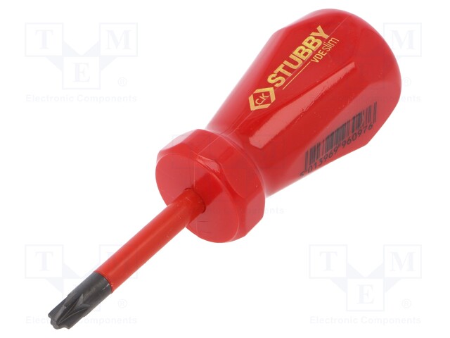 Screwdriver; insulated; MOD; 2; Blade length: 46mm; 1kVAC