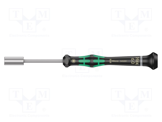 Screwdriver; hex socket; precision; Series: Kraftform Micro