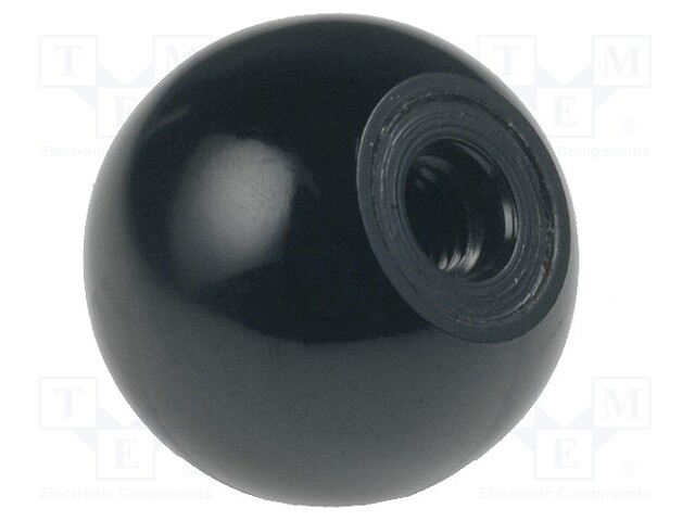 Ball knob; Dia: 32mm; M8; 14.5mm; black