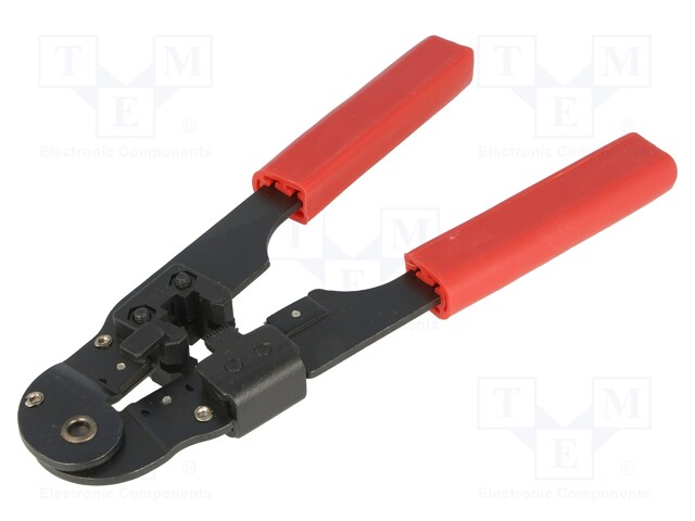 Tool: for RJ plug crimping