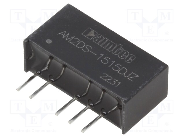 Converter: DC/DC; 2W; Uin: 13.5÷16.5V; Uout: 15VDC; Uout2: -15VDC