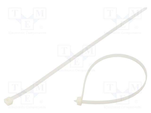 Cable tie; L: 430mm; W: 9mm; polyamide; 800N; natural; Ømax: 130.5mm