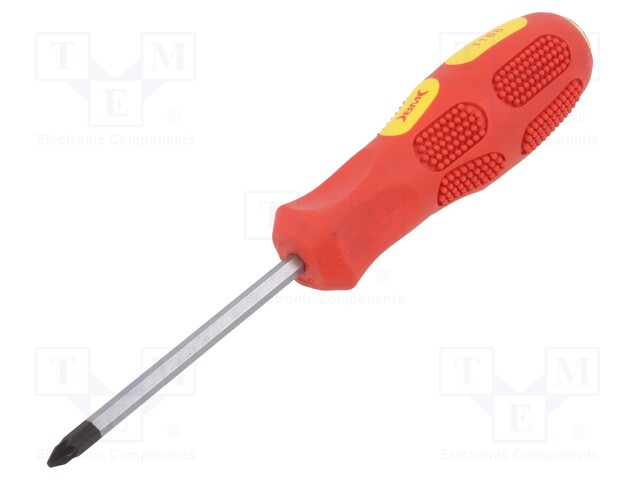 Screwdriver; Pozidriv®; for impact; PZ1; Blade length: 75mm