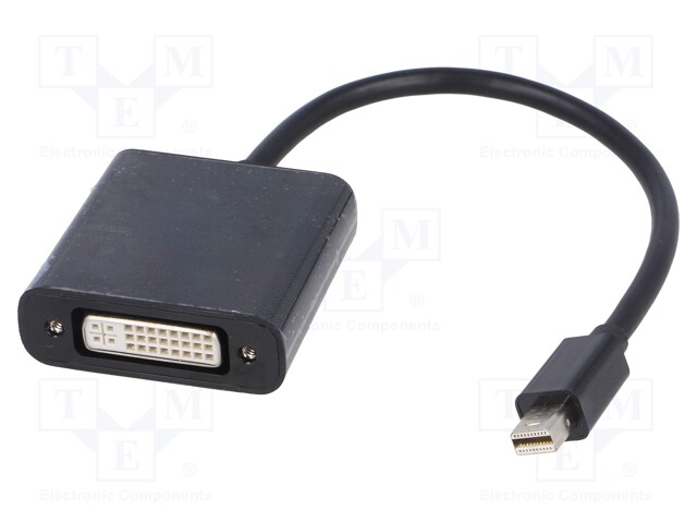 Adapter; mini DisplayPort plug,DVI-I (24+5) socket; 0.15m