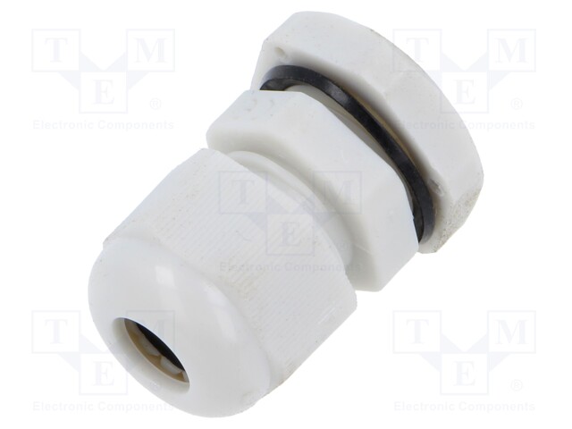 Cable gland; M16; 1.5; polyamide; light grey