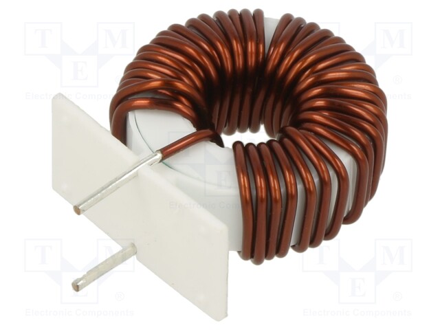 Inductor: wire; THT; 64uH; 5A; 37mΩ; -25÷105°C