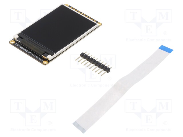 Module: display; LCD display; 3.3÷5VDC; SPI; 35.7x60mm; Colour: RGB