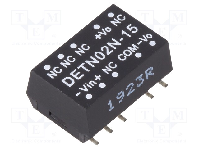 Converter: DC/DC; 2W; Uin: 21.6÷26.4V; Uout: 15VDC; Uout2: -15VDC