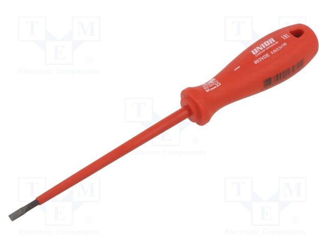 Screwdriver; insulated; slot; 1kVAC