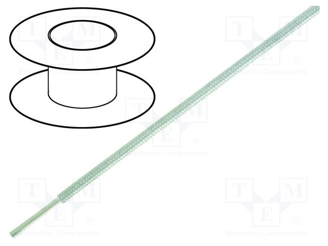 Wire; ÖLFLEX® HEAT 350 SC; stranded; Cu; 1x6mm2; fiberglass; white