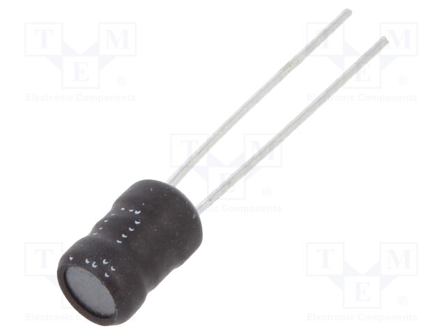 Inductor: wire; THT; 1mH; Ioper: 200mA; 7.6Ω; ±10%; Ø5.5x7.5mm