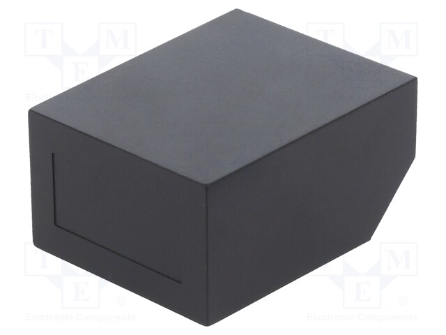 Enclosure: designed for potting; X: 39mm; Y: 50mm; Z: 25mm; ABS