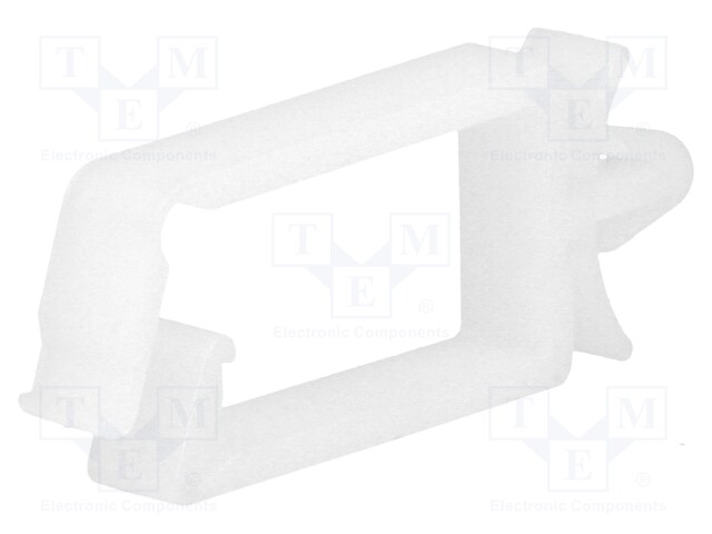 Snap handle; polyamide; natural; UL94V-2; Mounting hole: Ø4.8mm