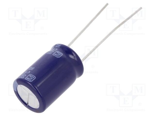 Capacitor: electrolytic; THT; 1000uF; 16VDC; Ø10x16mm; Pitch: 5mm