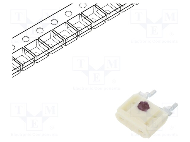 Fuse: fuse; quick blow; 7.5A; 350VAC; SMD; tinned; 446