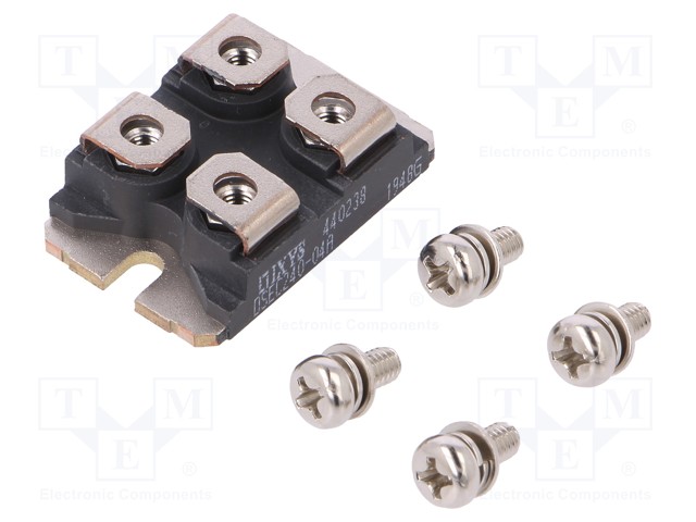 Module: diode; common cathode; 400V; If: 2x120A; SOT227UI; Ufmax: 1V