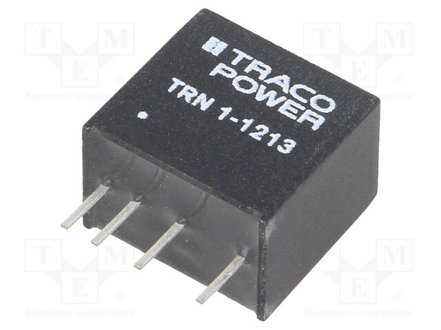 Converter: DC/DC; 1W; Uin: 9÷18V; 15VDC; Iout: 70mA; SIP; 2.1g; 100kHz