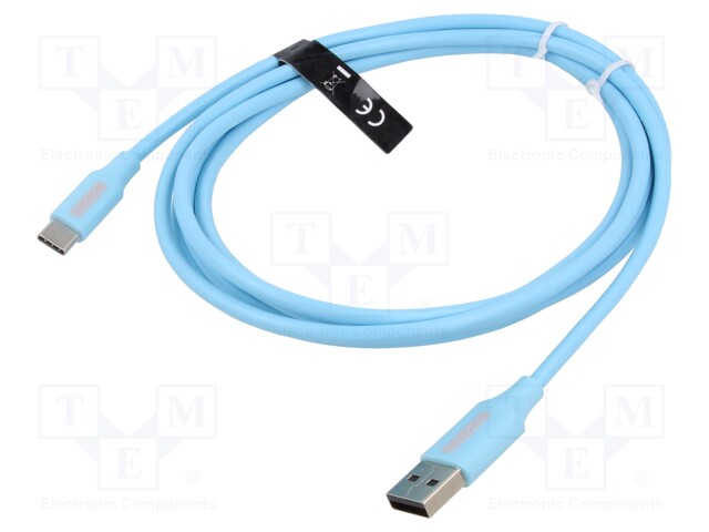 Cable; USB 2.0; USB A plug,USB B micro plug; nickel plated; 1.5m