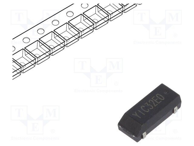 Resonator: quartz; 32.768kHz; 12.5pF; SMD; 8x3.8x2.5mm