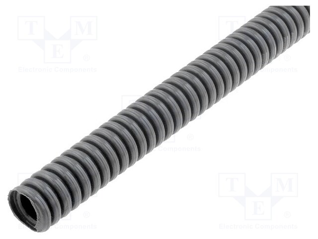 Conduit; ØBraid : 12mm; polyamide; grey; Len: 50m; -40÷115°C