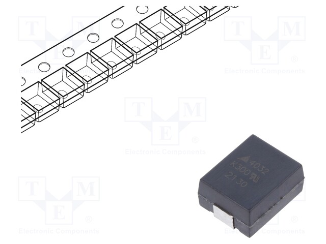 TVS Varistor, 300 V, 385 V, Standard Series, 775 V, 4032 [10080 Metric], Metal Oxide Varistor (MOV)