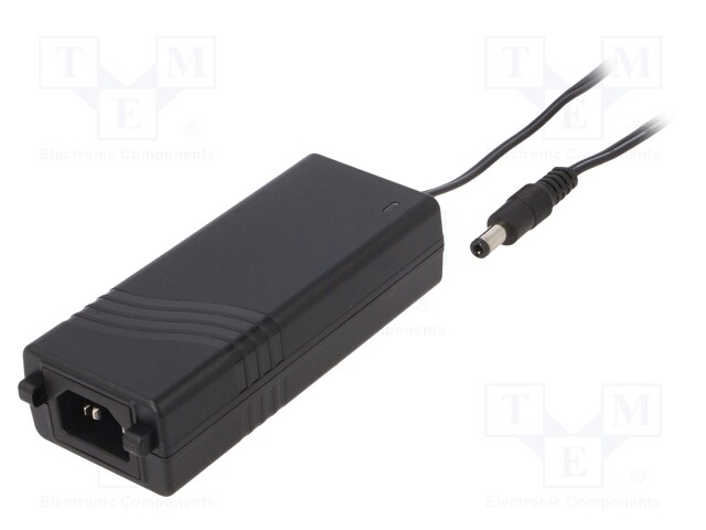 Power supply: switched-mode; 12VDC; 4A; Out: 5,5/2,5; 48W; desktop