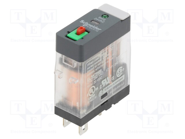 Relay: electromagnetic; SPDT; Ucoil: 24VAC; 10A/250VAC; 10A/30VDC