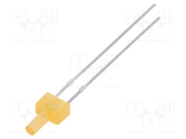 LED; 2mm; orange; 20÷45mcd; 130°; 1.5÷2.4V; Front: flat