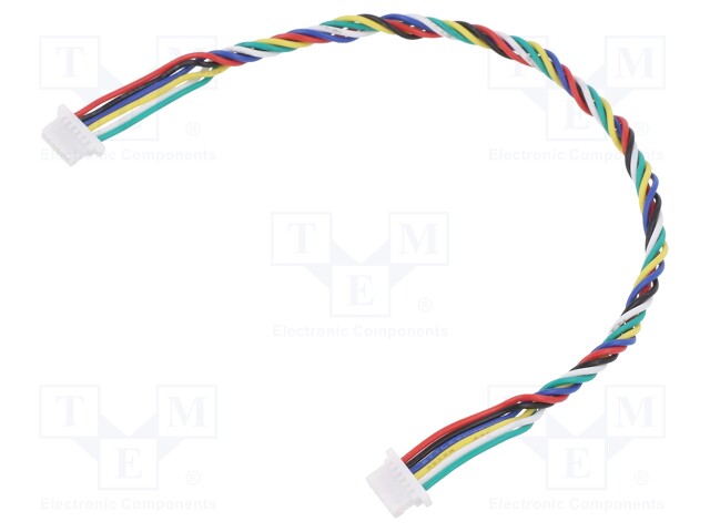 Cable; JST SH; PIN: 6; 160mm; 28AWG