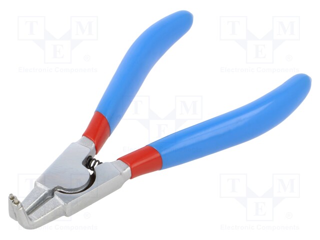 Pliers; for circlip; external; 10÷25mm; Pliers len: 140mm; angular