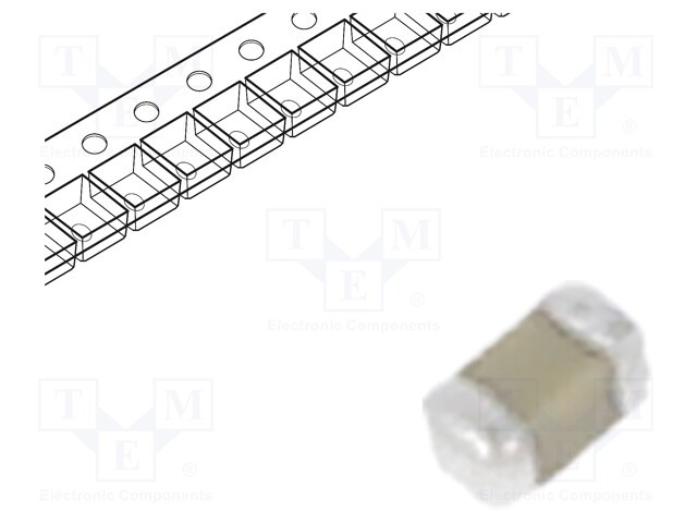 SMD Multilayer Ceramic Capacitor, 0.1 µF, 6.3 V, 0201 [0603 Metric], ± 10%, X6S, GRM Series