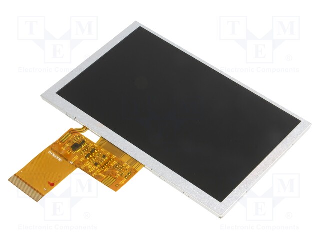 Display: TFT; 5"; 800x480; Illumin: LED; Dim: 120.7x75.8x4.58mm