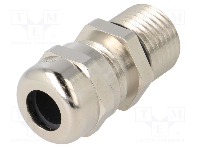 Cable gland; with long thread; PG9; IP68; Mat: brass