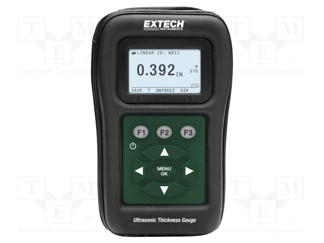 Tester: ultrasonic thickness meter; LCD; 1÷508mm