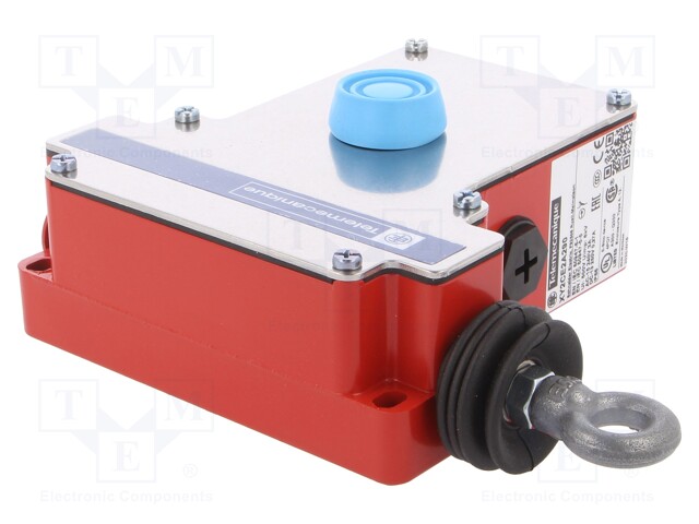 Safety switch: singlesided rope switch; NC x2 + NO x2; -25÷70°C