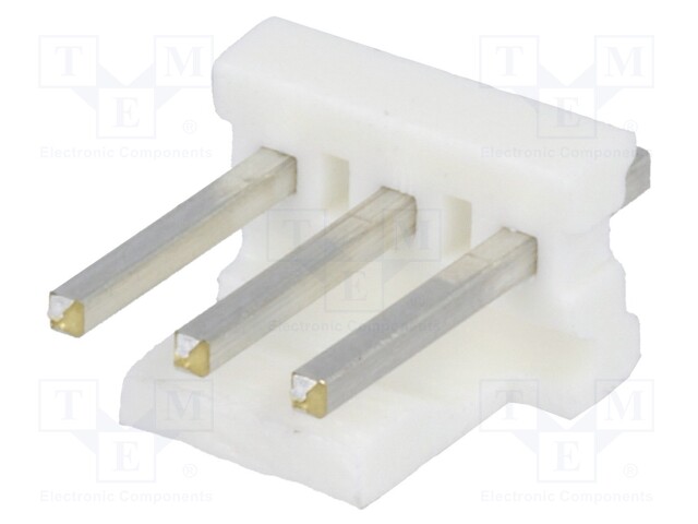 Socket; wire-board; male; PIN: 3; 3.96mm; THT; MTA-156; tinned