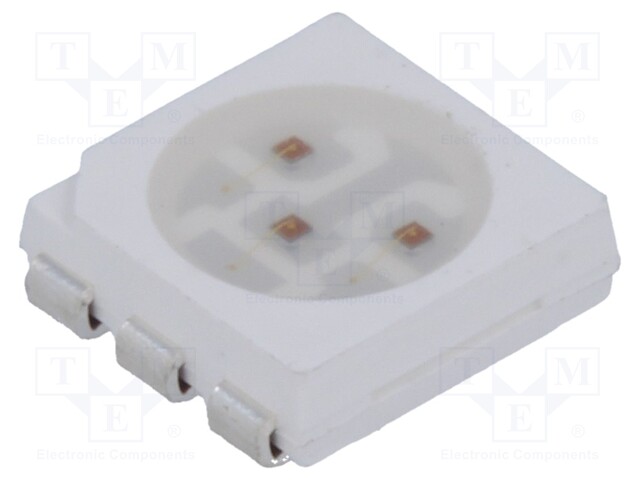 LED; SMD; 5060,PLCC6; red; 4200÷5800mcd; 5x5x1.5mm; 120°; 1.8÷2.6V