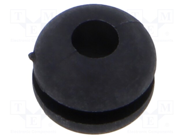 Grommet; black; UL94HB; TPR