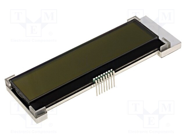 Display: LCD; alphanumeric; COG,FSTN Positive; 20x2; LED; PIN: 8