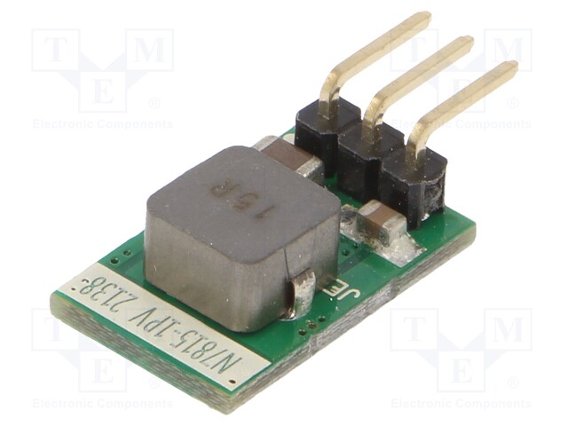 Converter: DC/DC; Uin: 20÷36V; 15/-15VDC; Iout: 0÷1000mA; 2g; 500kHz