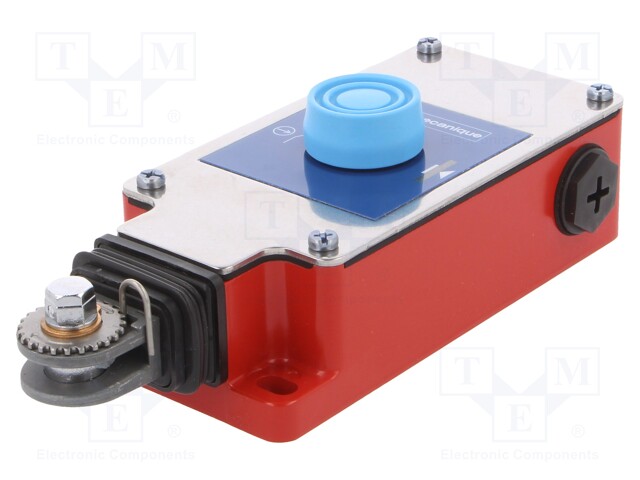 Safety switch: singlesided rope switch; NC x2 + NO; -25÷70°C