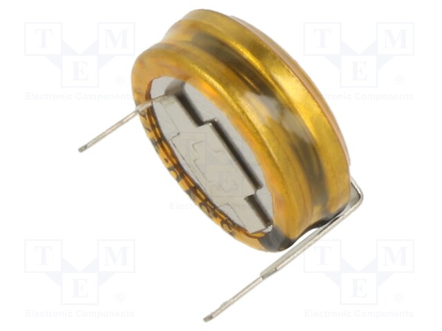 Supercapacitor; THT; 470mF; 5.5VDC; Ø12x4.8mm