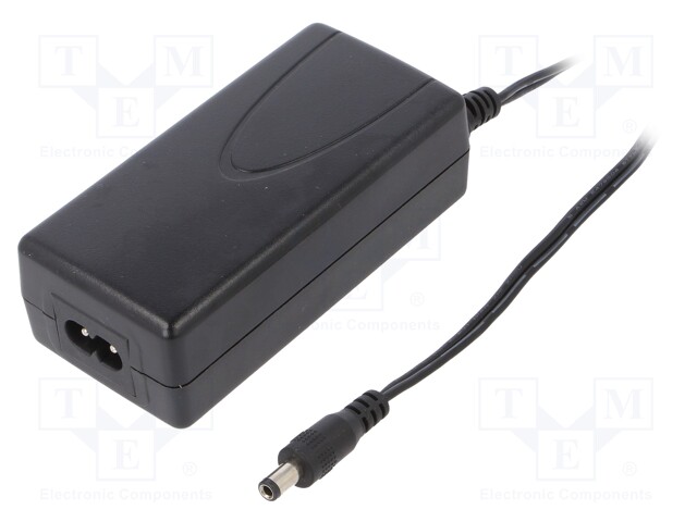 Power supply: switched-mode; 12VDC; 5A; Out: 5,5/2,5; 60W; 0÷40°C