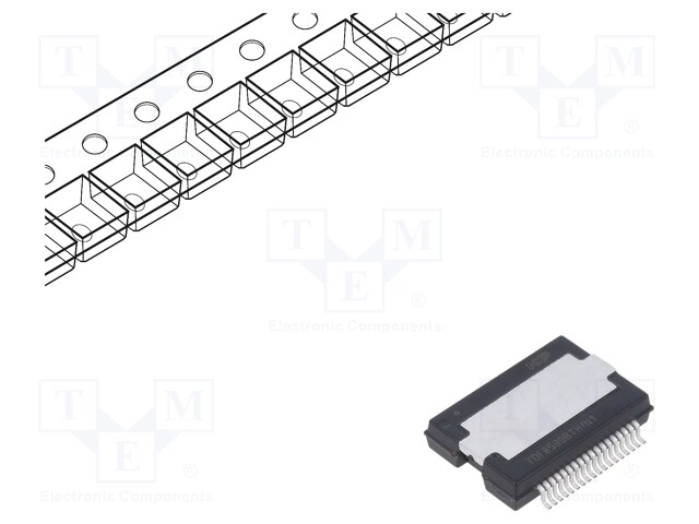 IC: audio amplifier; Pout: 43W; I2C; 8÷24VDC; 2; Amp.class: D; HSOP36