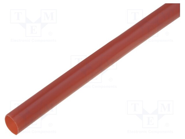 Heat shrink sleeve; 4.8mm; L: 1m; 2: 1; brown; Temp: -55÷125°C