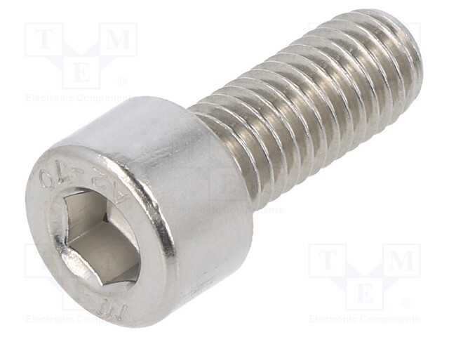 Screw; M8x20; DIN: 912; Head: cheese head; imbus; HEX 6mm