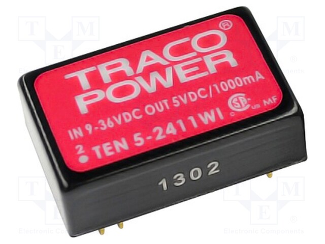 Converter: DC/DC; 5W; Uin: 9÷36V; Uout: 15VDC; Uout2: -15VDC; DIP24