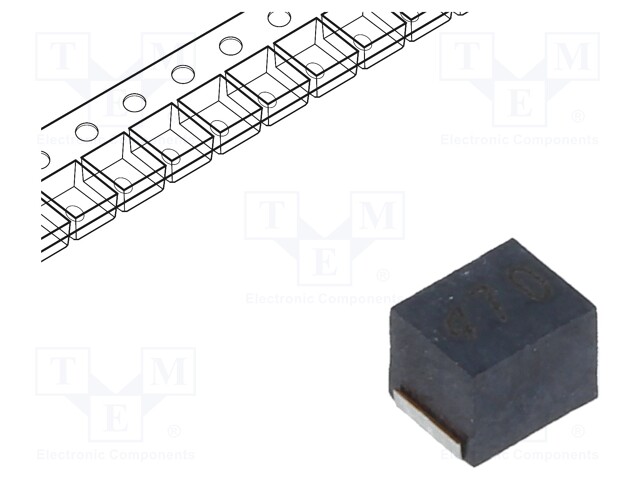 Inductor: wire; SMD; 1210; 47uH; 180mA; 1.64Ω; Q: 15; ftest: 2.52MHz