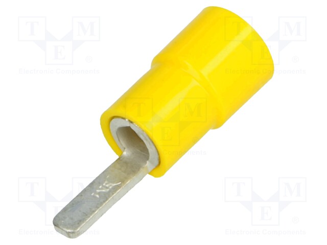 Blade terminal; 2.8mm; 4÷6mm2; crimped; for cable; insulated